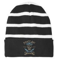 Caribbean Pirate And Saber Pirate Costume Striped Beanie with Solid Band