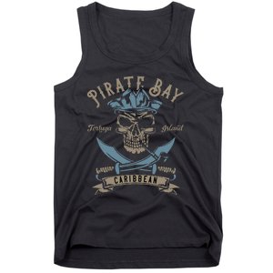 Caribbean Pirate And Saber Pirate Costume Tank Top