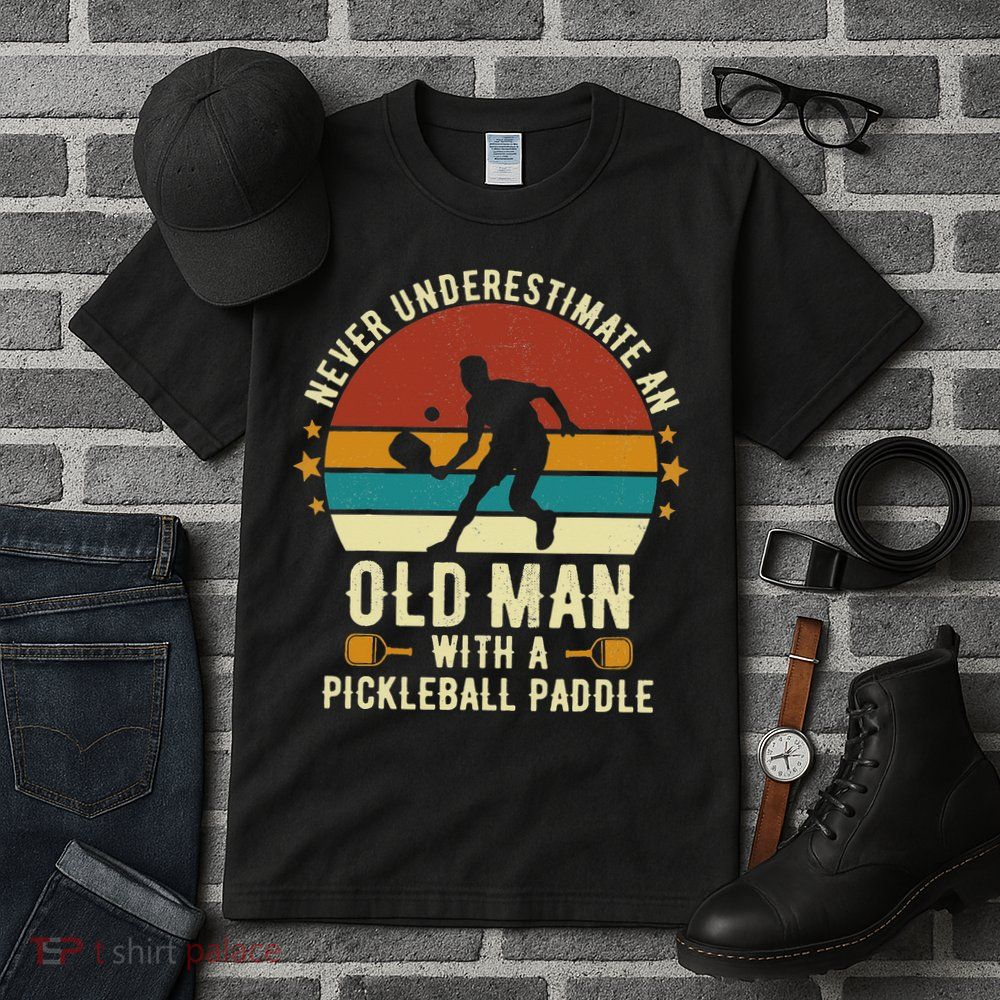 Cool Pickleball Art For Paddle Pickleball Player Tall T-Shirt