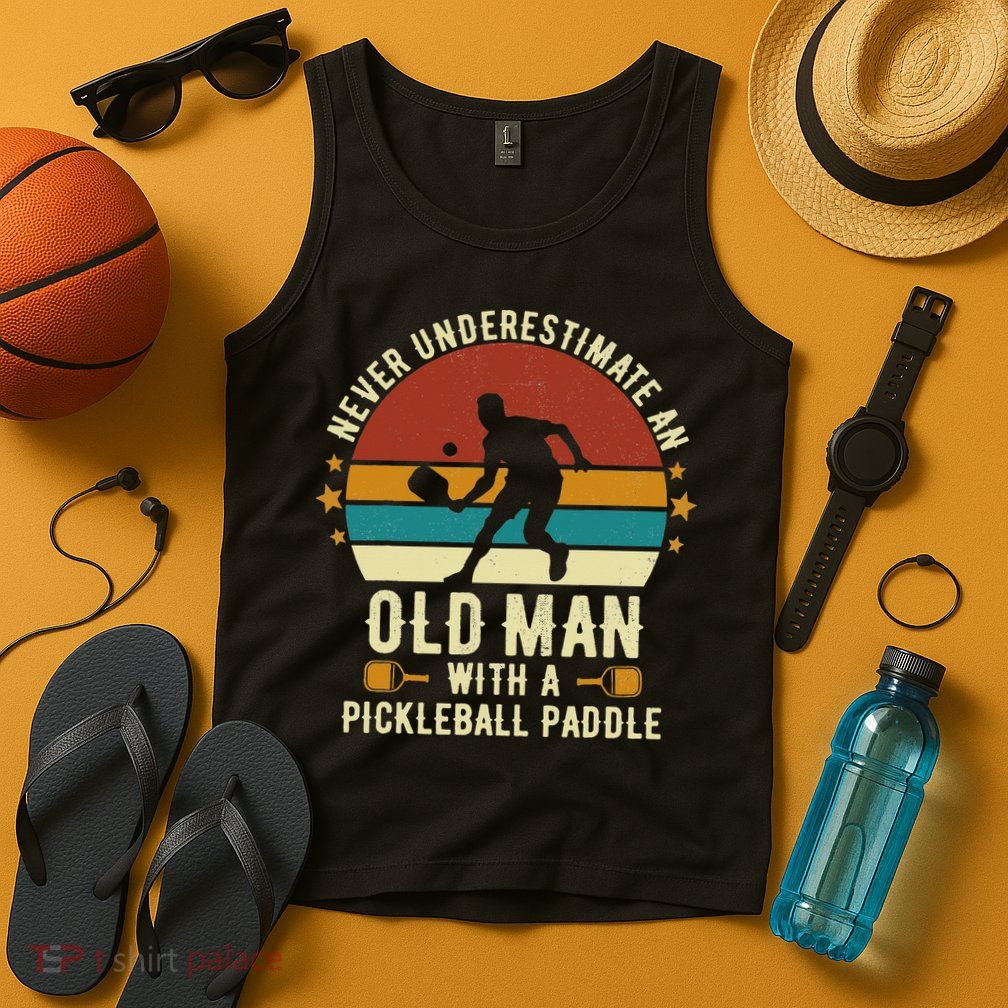Cool Pickleball Art For Paddle Pickleball Player Tank Top