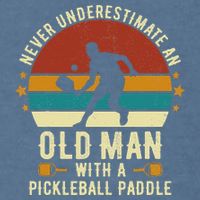 Cool Pickleball Art For Paddle Pickleball Player Garment-Dyed Sweatshirt