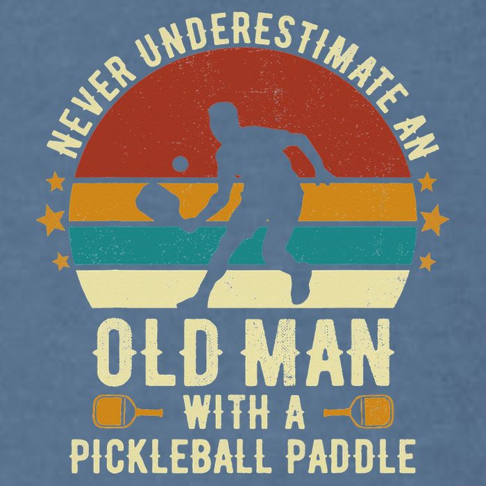 Cool Pickleball Art For Paddle Pickleball Player Garment-Dyed Sweatshirt