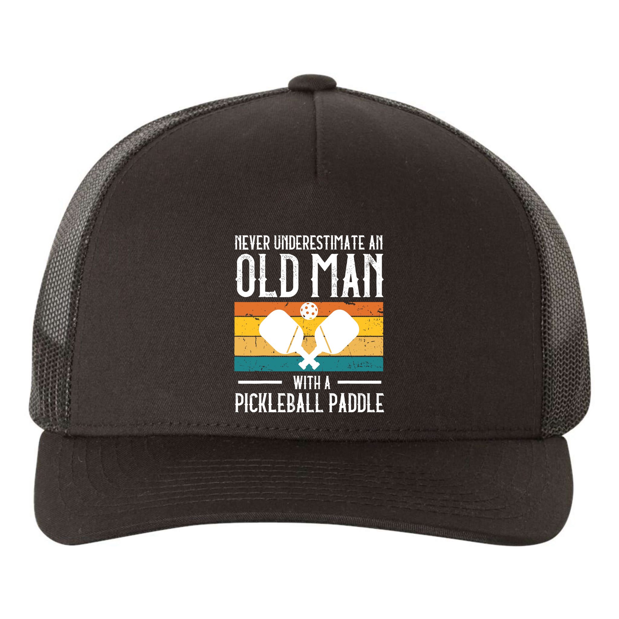 Cool Pickleball Art For Paddle Pickleball Player Yupoong Adult 5-Panel Trucker Hat