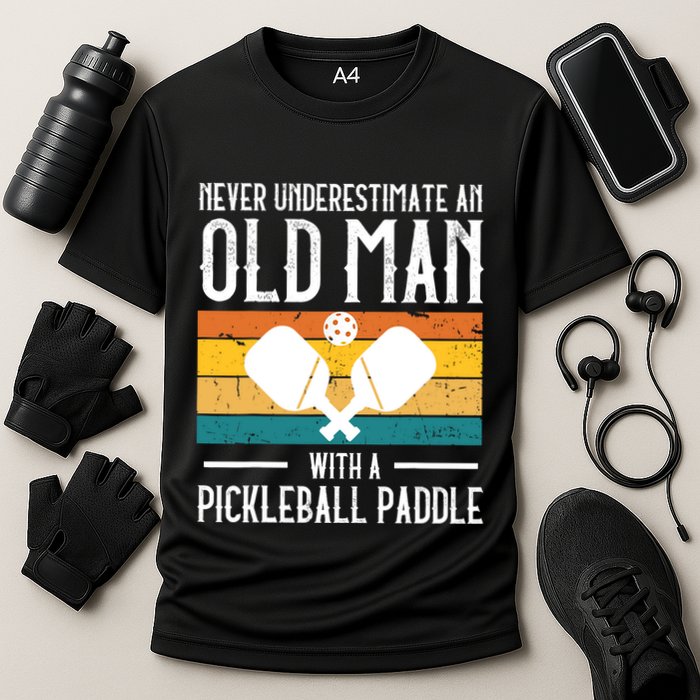 Cool Pickleball Art For Paddle Pickleball Player Cooling Performance Crew T-Shirt