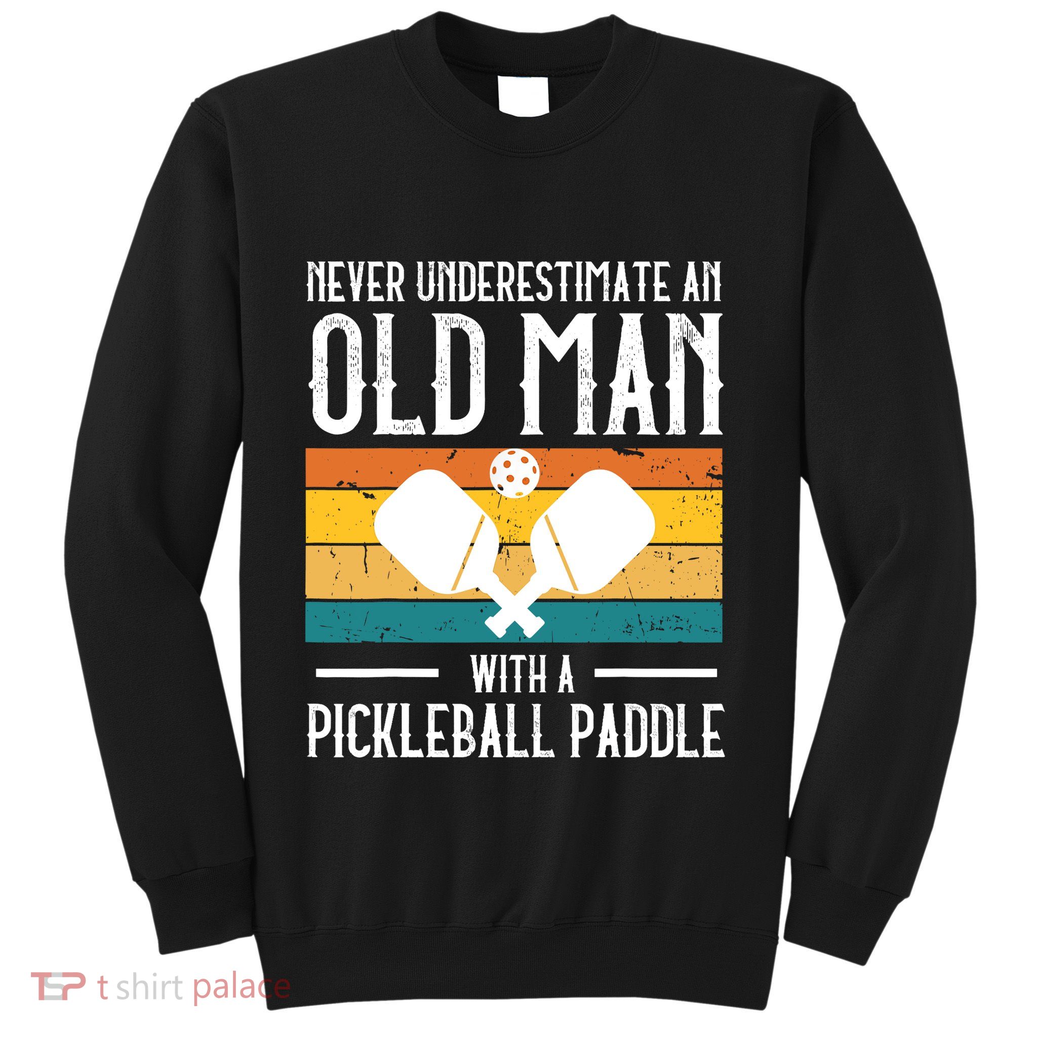 Cool Pickleball Art For Paddle Pickleball Player Sweatshirt