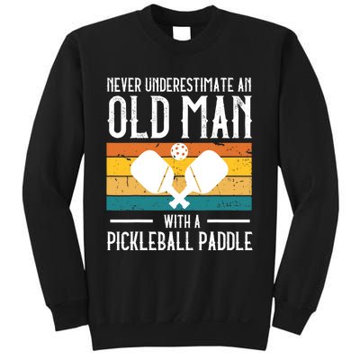 Cool Pickleball Art For Paddle Pickleball Player Sweatshirt