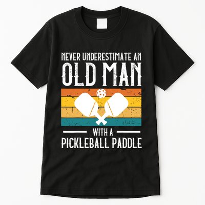 Cool Pickleball Art For Paddle Pickleball Player Tall T-Shirt