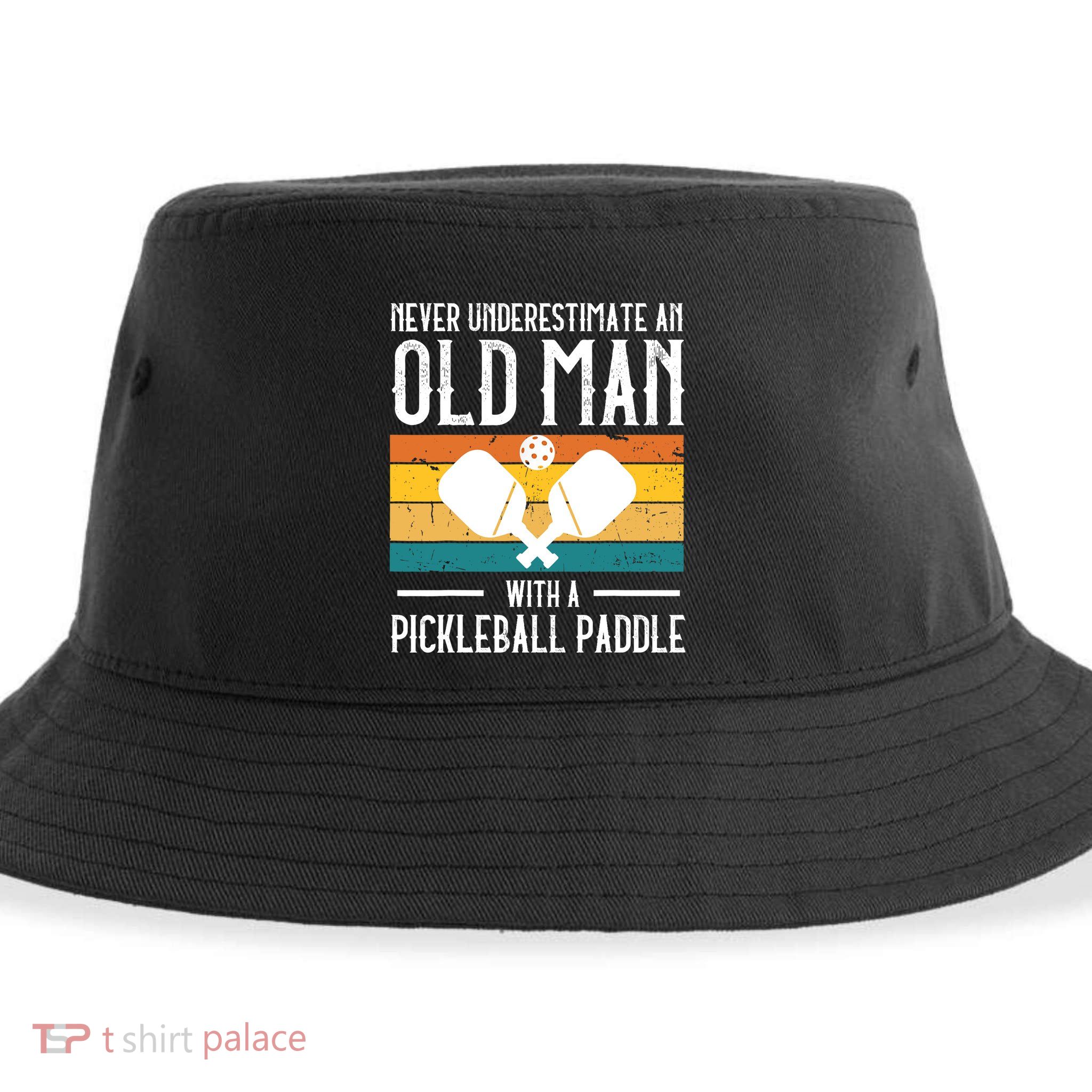 Cool Pickleball Art For Paddle Pickleball Player Sustainable Bucket Hat