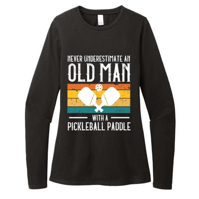 Cool Pickleball Art For Paddle Pickleball Player Womens CVC Long Sleeve Shirt