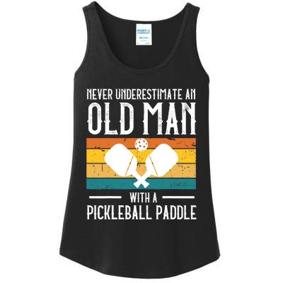 Cool Pickleball Art For Paddle Pickleball Player Ladies Essential Tank