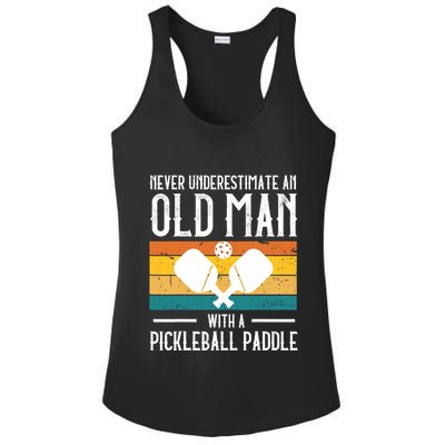 Cool Pickleball Art For Paddle Pickleball Player Ladies PosiCharge Competitor Racerback Tank