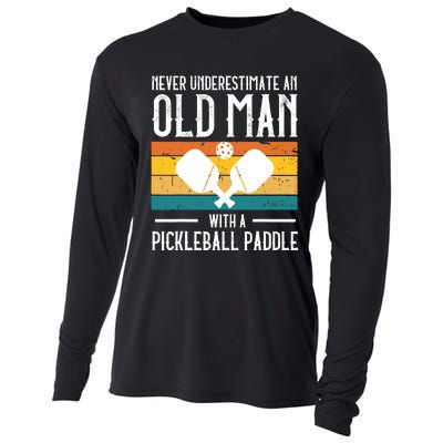 Cool Pickleball Art For Paddle Pickleball Player Cooling Performance Long Sleeve Crew