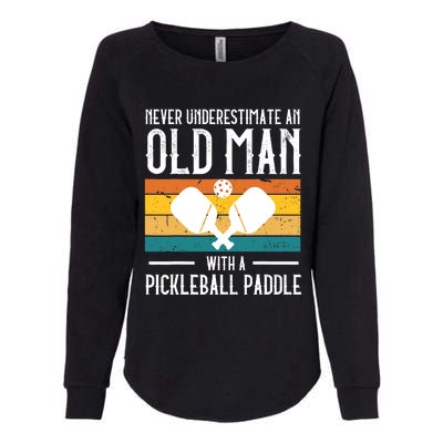 Cool Pickleball Art For Paddle Pickleball Player Womens California Wash Sweatshirt