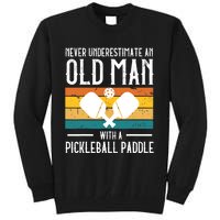 Cool Pickleball Art For Paddle Pickleball Player Tall Sweatshirt