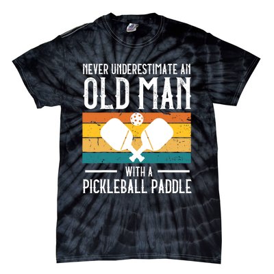 Cool Pickleball Art For Paddle Pickleball Player Tie-Dye T-Shirt