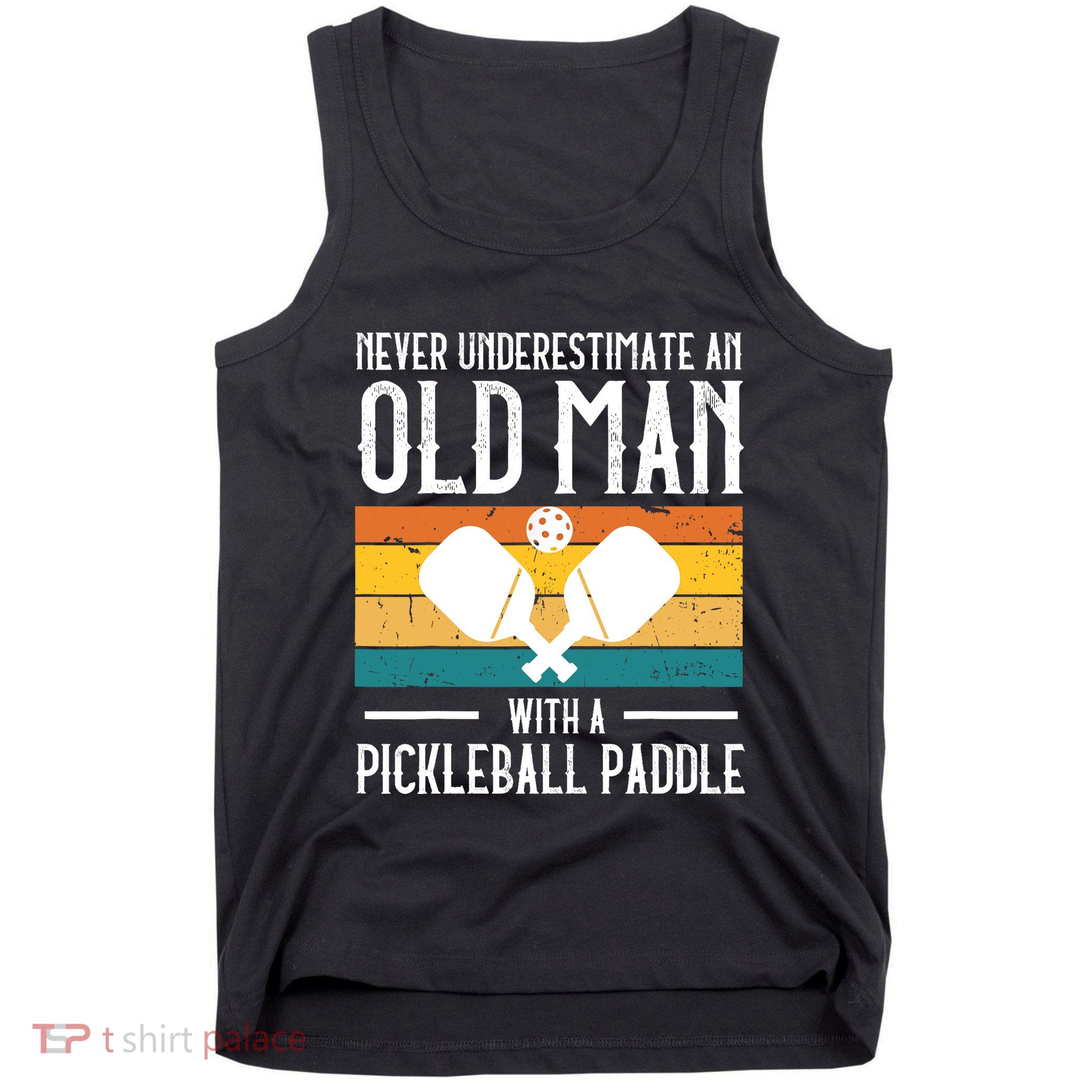 Cool Pickleball Art For Paddle Pickleball Player Tank Top