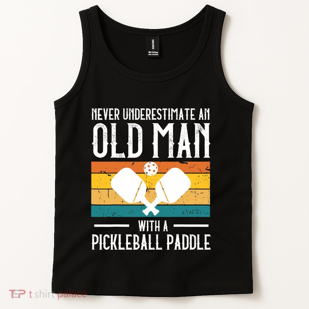 Cool Pickleball Art For Paddle Pickleball Player Tank Top