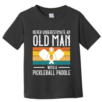 Cool Pickleball Art For Paddle Pickleball Player Toddler T-Shirt