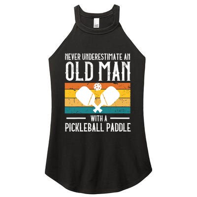 Cool Pickleball Art For Paddle Pickleball Player Women's Perfect Tri Rocker Tank