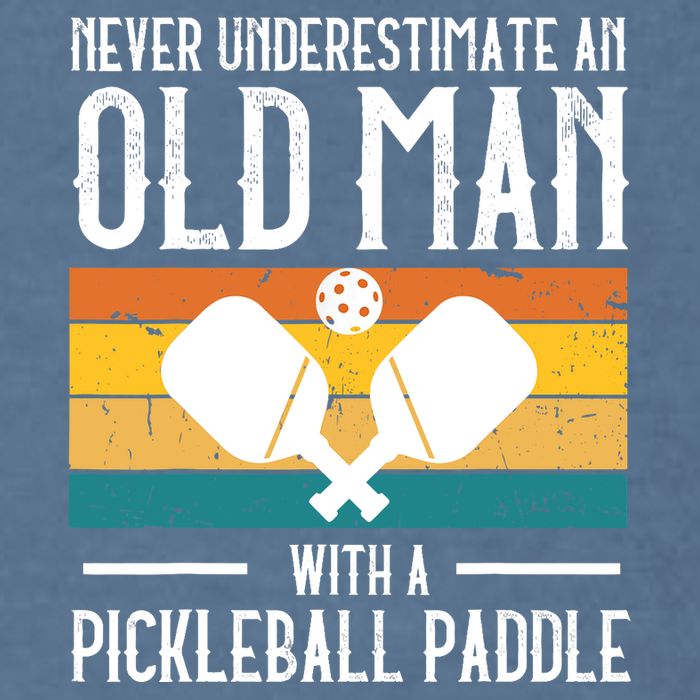 Cool Pickleball Art For Paddle Pickleball Player Garment-Dyed Sweatshirt