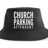 Church Parking Attendant Sustainable Bucket Hat