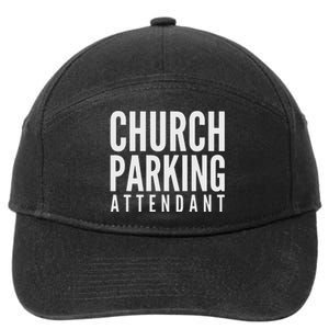 Church Parking Attendant 7-Panel Snapback Hat