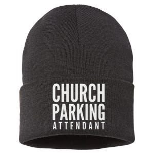 Church Parking Attendant Sustainable Knit Beanie