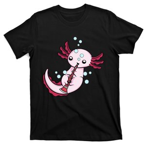 Clarinet Player Axolotl Lover Big Band Music Clarinet T-Shirt