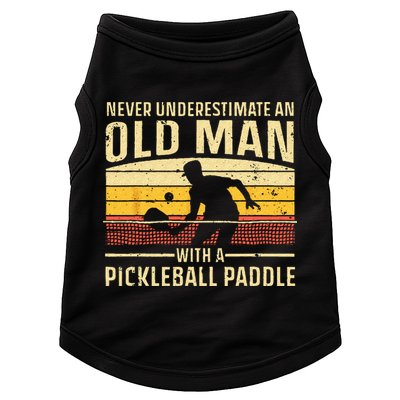 Cool Pickleball Art For Wo Paddle Pickleball Player Doggie Tank