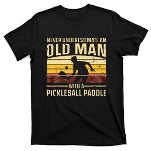 Cool Pickleball Art For Wo Paddle Pickleball Player T-Shirt