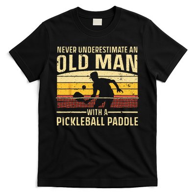 Cool Pickleball Art For Wo Paddle Pickleball Player T-Shirt