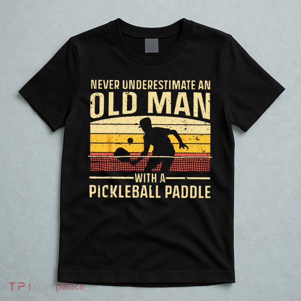 Cool Pickleball Art For Wo Paddle Pickleball Player T-Shirt