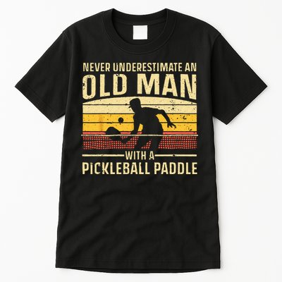 Cool Pickleball Art For Wo Paddle Pickleball Player Tall T-Shirt