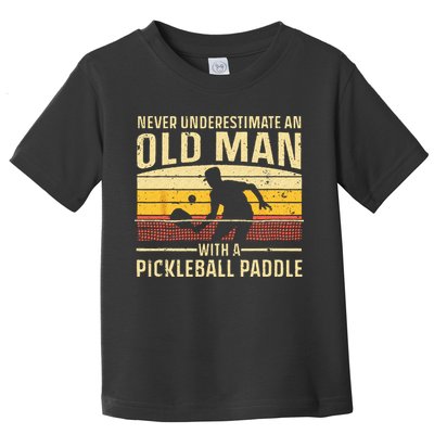 Cool Pickleball Art For Wo Paddle Pickleball Player Toddler T-Shirt