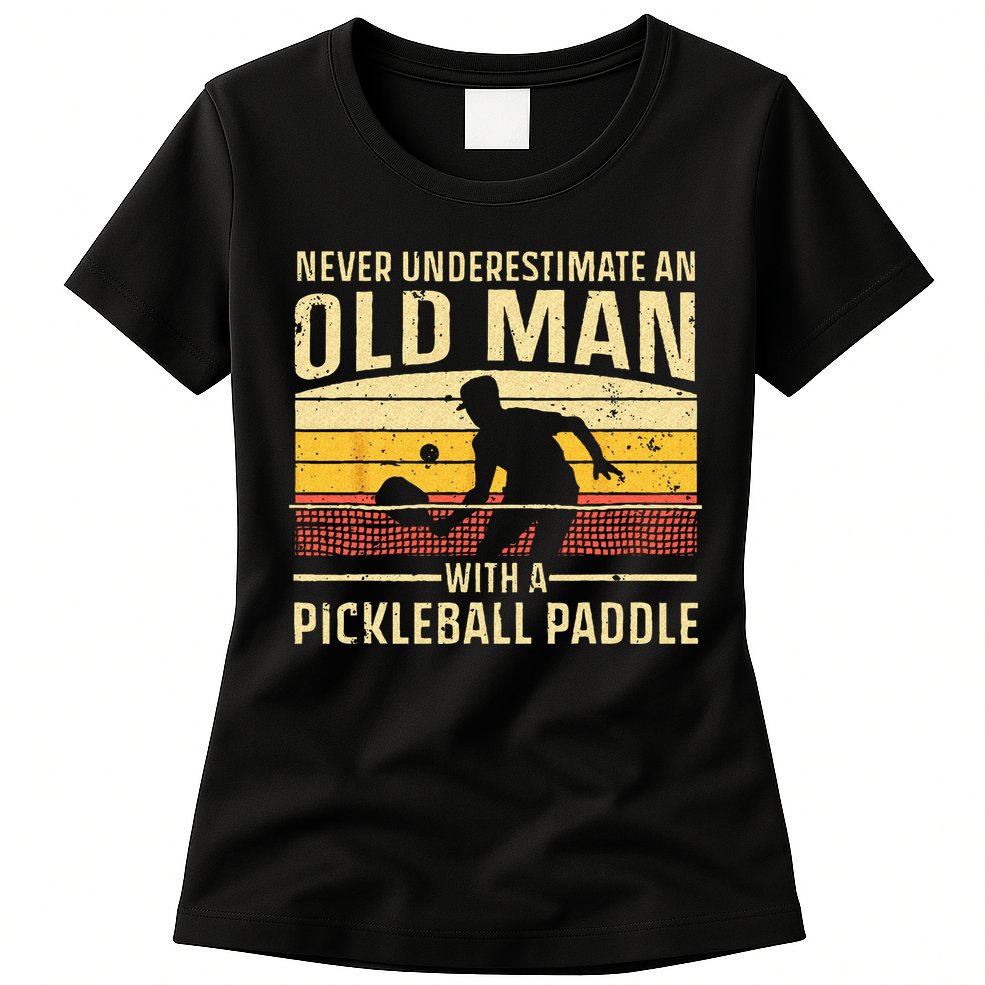 Cool Pickleball Art For Wo Paddle Pickleball Player Womens T-Shirt