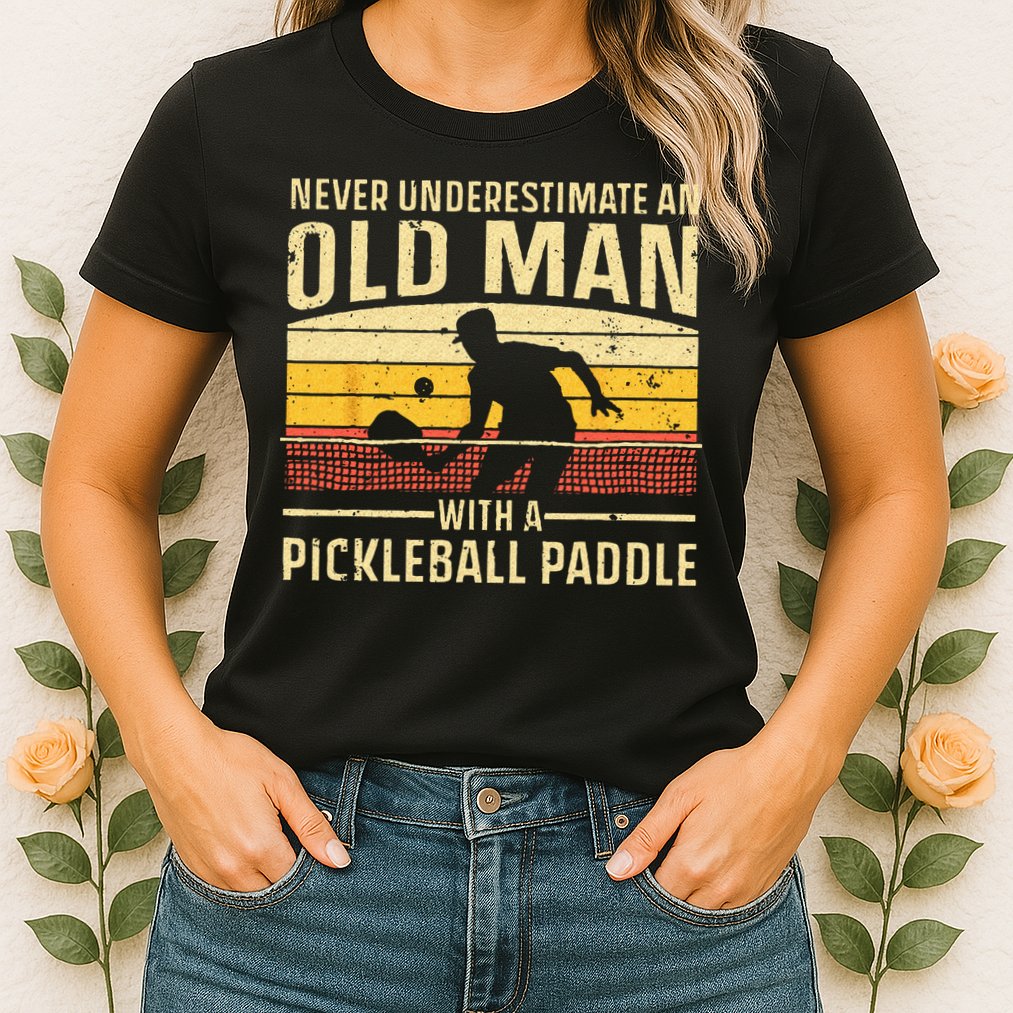 Cool Pickleball Art For Wo Paddle Pickleball Player Womens T-Shirt