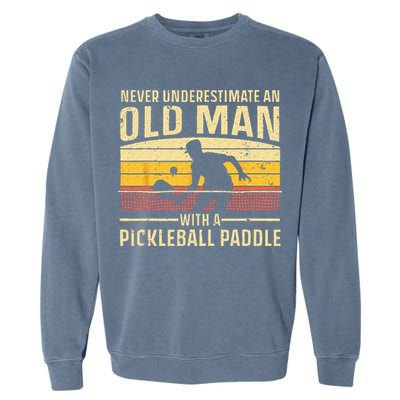 Cool Pickleball Art For Wo Paddle Pickleball Player Garment-Dyed Sweatshirt