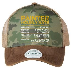 Cool Painter Art For Painting Job House Painter Legacy Tie Dye Trucker Hat