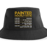 Cool Painter Art For Painting Job House Painter Sustainable Bucket Hat