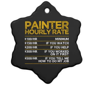 Cool Painter Art For Painting Job House Painter Ceramic Star Ornament