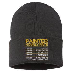 Cool Painter Art For Painting Job House Painter Sustainable Knit Beanie