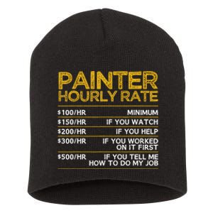 Cool Painter Art For Painting Job House Painter Short Acrylic Beanie