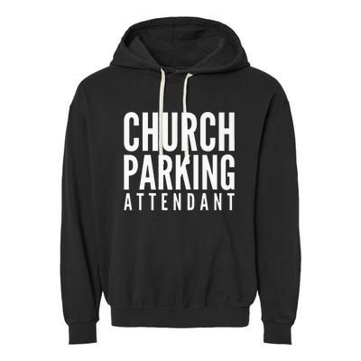 Church Parking Attendant Premium Garment-Dyed Fleece Hoodie