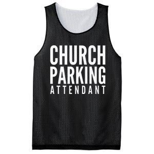 Church Parking Attendant Premium Mesh Reversible Basketball Jersey Tank