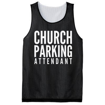 Church Parking Attendant Premium Mesh Reversible Basketball Jersey Tank