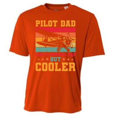 Cool Pilot Art Dad Aircraft Aviation Airplane Pilots Gift Cooling Performance Crew T-Shirt