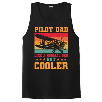 Cool Pilot Art Dad Aircraft Aviation Airplane Pilots Gift PosiCharge Competitor Tank