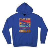 Cool Pilot Art Dad Aircraft Aviation Airplane Pilots Gift Tall Hoodie