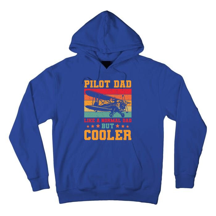 Cool Pilot Art Dad Aircraft Aviation Airplane Pilots Gift Tall Hoodie