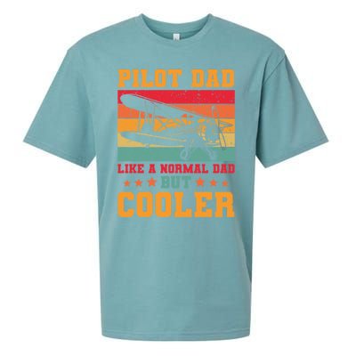 Cool Pilot Art Dad Aircraft Aviation Airplane Pilots Gift Sueded Cloud Jersey T-Shirt